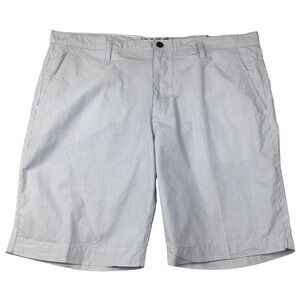 U.S. Polo Assn. Shorts Mens 42 Blue White Striped Seersucker Cotton 111024522GD